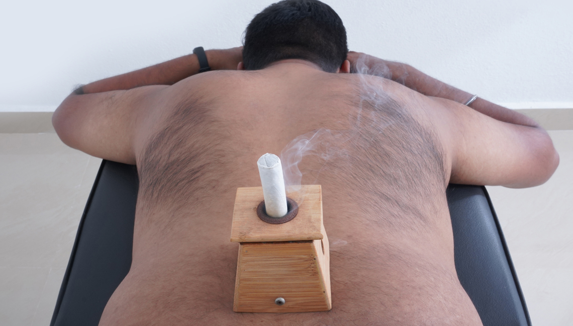 Moxa-Therapie (Moxibustion)